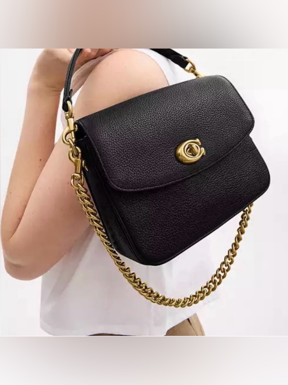 Coach Cassie Leather Crossbody Bag 19 - Picture 11 of 13